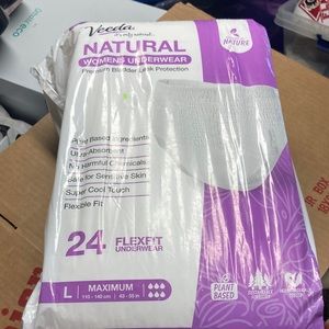 Veeda Natural Womens Underwear Premium Bladder Leak Protection Large